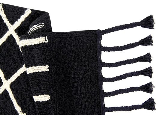 Lorena Canals Bereber Runner - Black (2' 6" x 7' 6") - C-BW-BE-BLACK-P