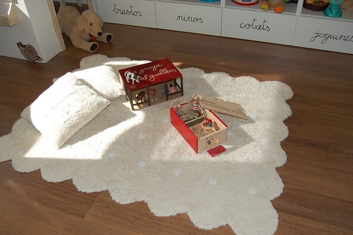 Lorena Canals Biscuit Rug - Beige (4' x 5' 3") - C-77778