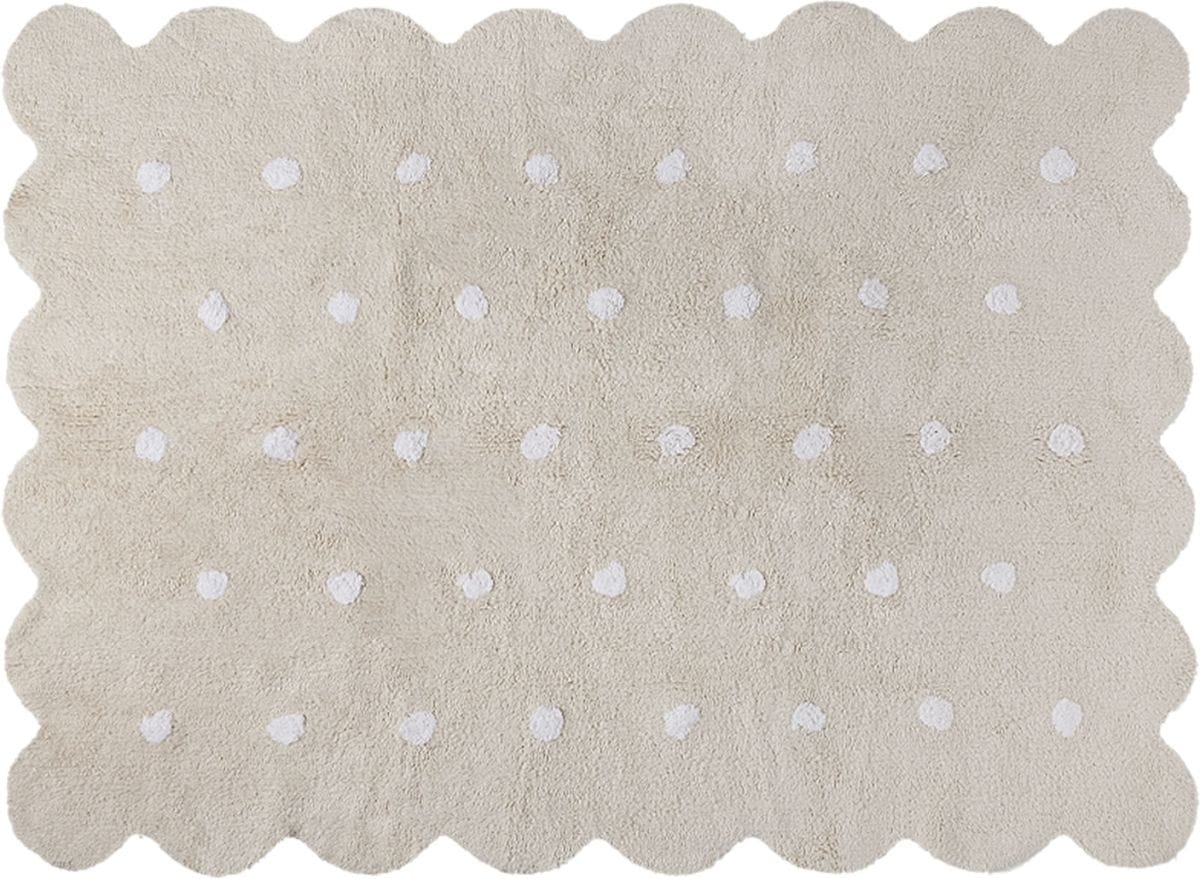 Lorena Canals Biscuit Rug - Beige (4' x 5' 3") - C-77778