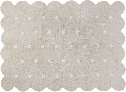 Lorena Canals Biscuit Rug - Beige (4' x 5' 3") - C-77778