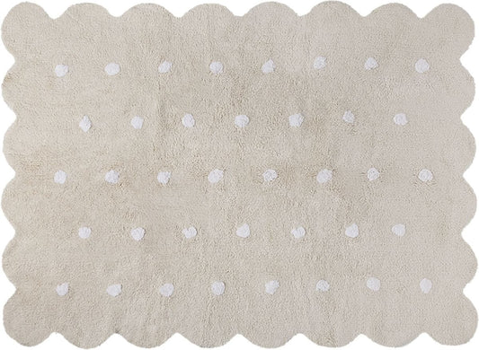 Lorena Canals Biscuit Rug - Beige (4' x 5' 3") - C-77778