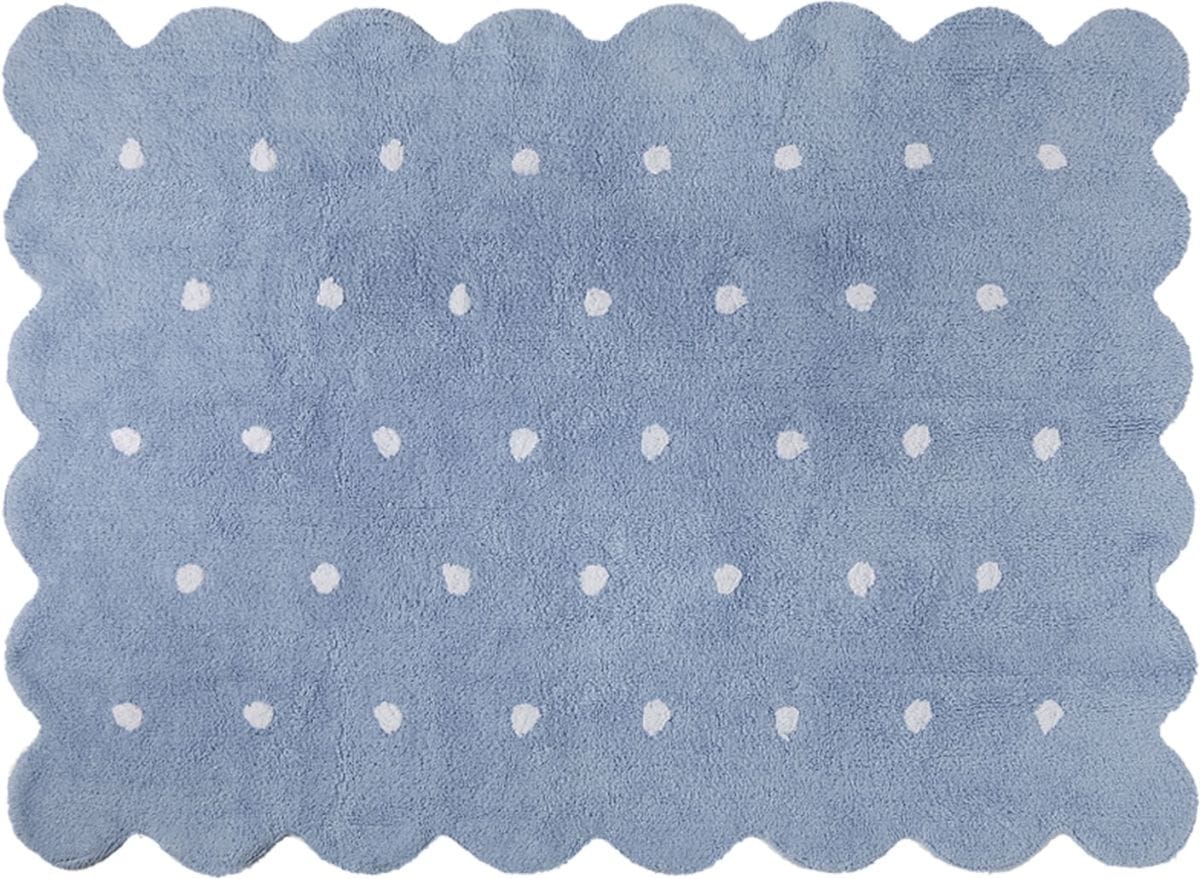 Lorena Canals Biscuit Rug - Blue (4' x 5' 3") - C-77772