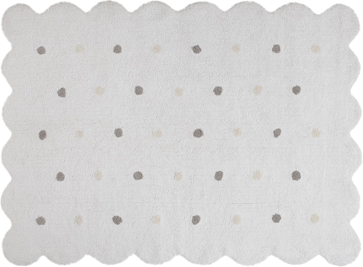 Lorena Canals Biscuit Rug - White (4' x 5' 3") - C-77770