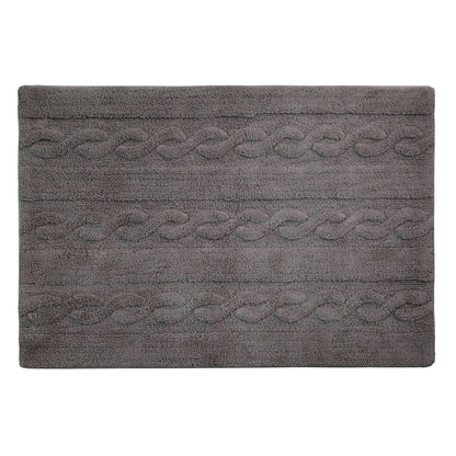 Lorena Canals Braids Rug - Dark Grey (2' 6" x 4') - C-TR-DG-S
