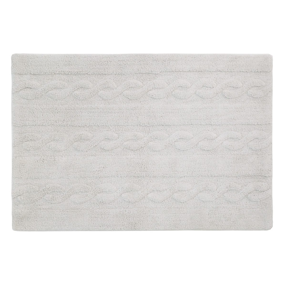 Lorena Canals Braids Rug - Pearl Grey (2' 6" x 4') - C-TR-PG-S