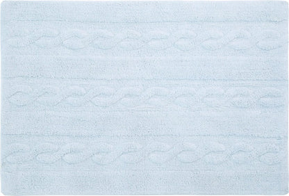 Lorena Canals Braids Rug - Soft Blue (2' 6" x 4') - C-TR-SB-S