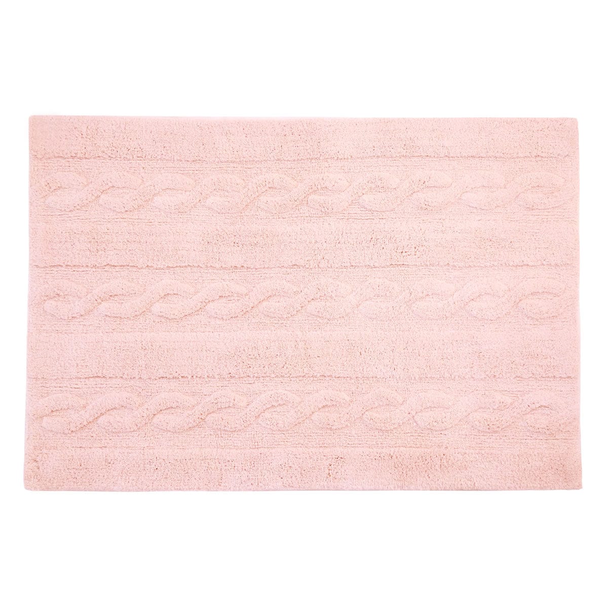 Lorena Canals Braids Rug - Soft Pink (2' 6" x 4') - C-TR-SP-S