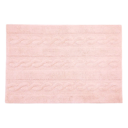 Lorena Canals Braids Rug - Soft Pink (2' 6" x 4') - C-TR-SP-S