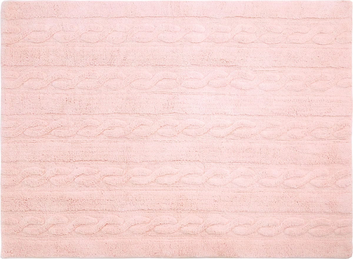 Lorena Canals Braids Rug - Soft Pink (4' x 5' 3") - C-TR-SP