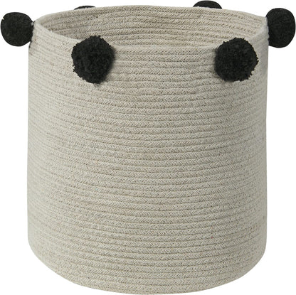 Lorena Canals Bubbly Basket - Natural/Black - BSK-NAT-BLACK