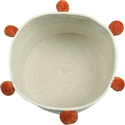 Lorena Canals Bubbly Basket - Natural/Terracota - BSK-NAT-TERRA