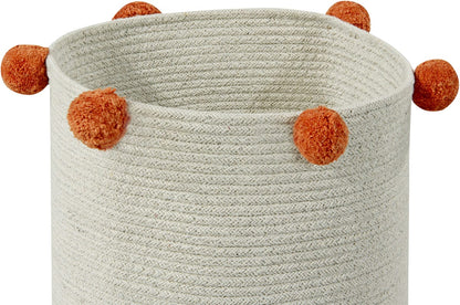 Lorena Canals Bubbly Basket - Natural/Terracota - BSK-NAT-TERRA
