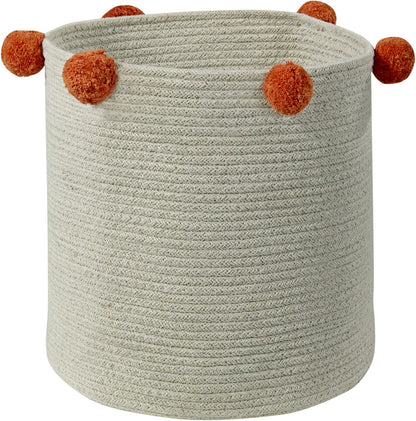 Lorena Canals Bubbly Basket - Natural/Terracota - BSK-NAT-TERRA