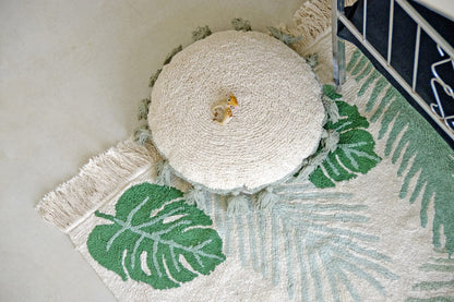 Lorena Canals Circle Cushion - Green (1' 7'') - SC-CIRCLE-GR
