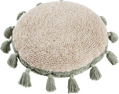 Lorena Canals Circle Cushion - Green (1' 7'') - SC-CIRCLE-GR