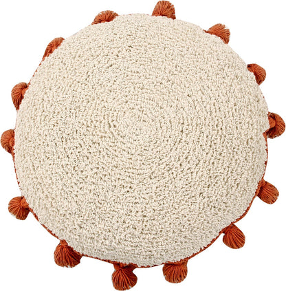 Lorena Canals Circle Cushion - Terracota (1' 7'') - SC-CIRCLE-TE