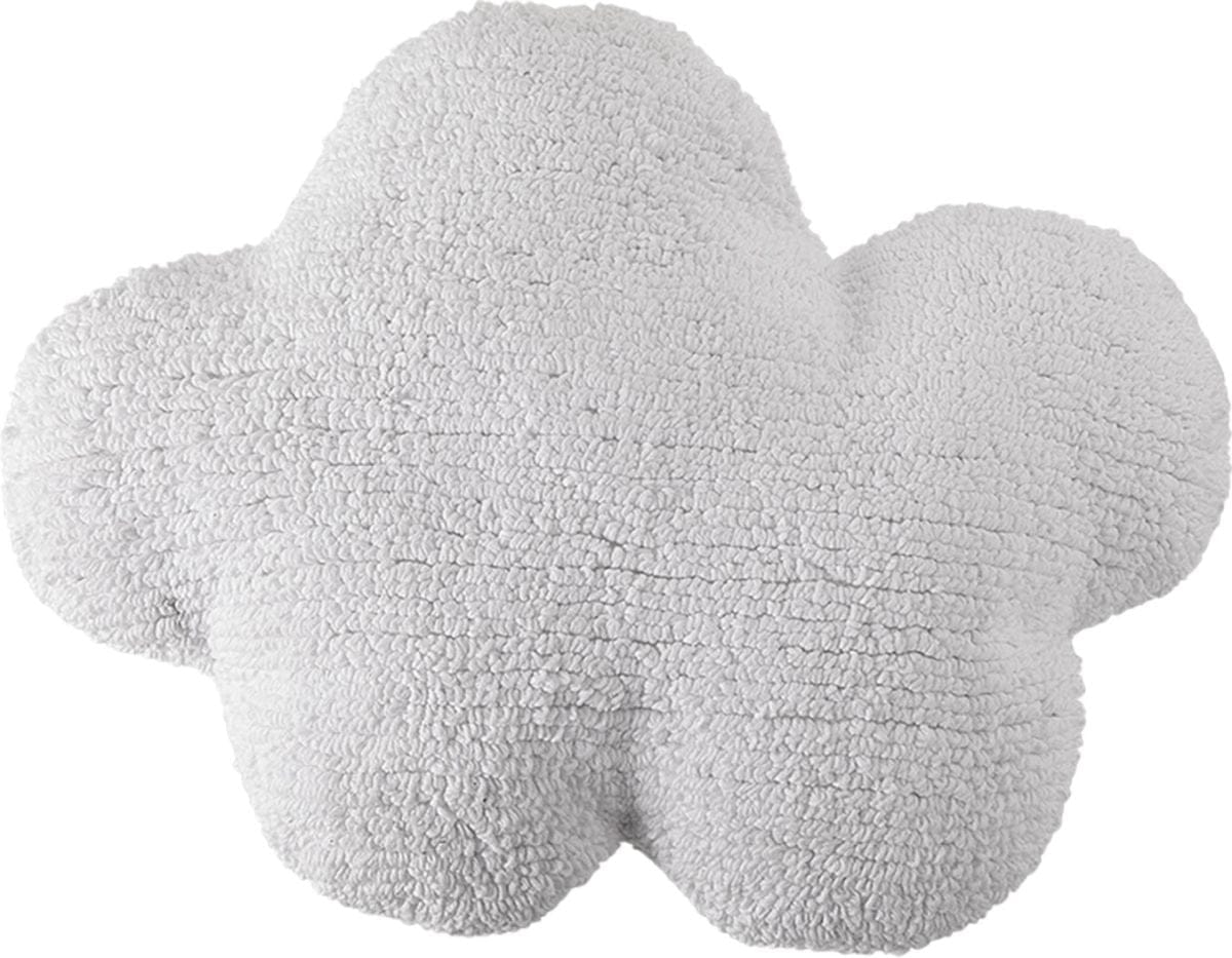 Lorena Canals Cloud Cushion - White (1'8" x 1'4") - SC-CL-WH