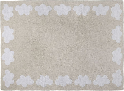 Lorena Canals Clouds Rug - Beige (4' x 5' 3") - C-08888