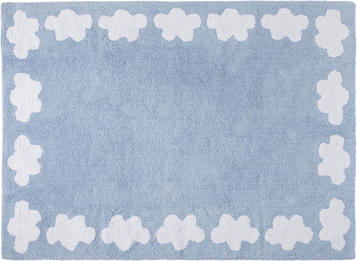 Lorena Canals Clouds Rug - Blue (4' x 5' 3") - C-08882