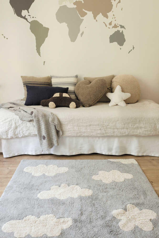 Lorena Canals Clouds Rug - Grey (4' x 5' 3") - C-CL-G