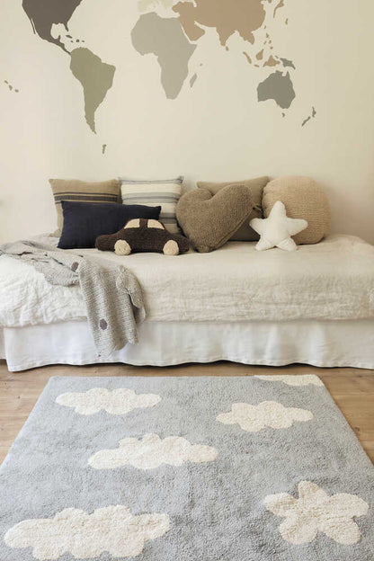 Lorena Canals Clouds Rug - Grey (4' x 5' 3") - C-CL-G