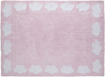Lorena Canals Clouds Rug - Pink (4' x 5' 3") - C-08881