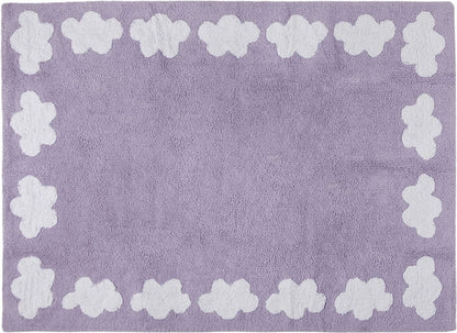Lorena Canals Clouds Rug - Purple (4' x 5' 3") - C-08889