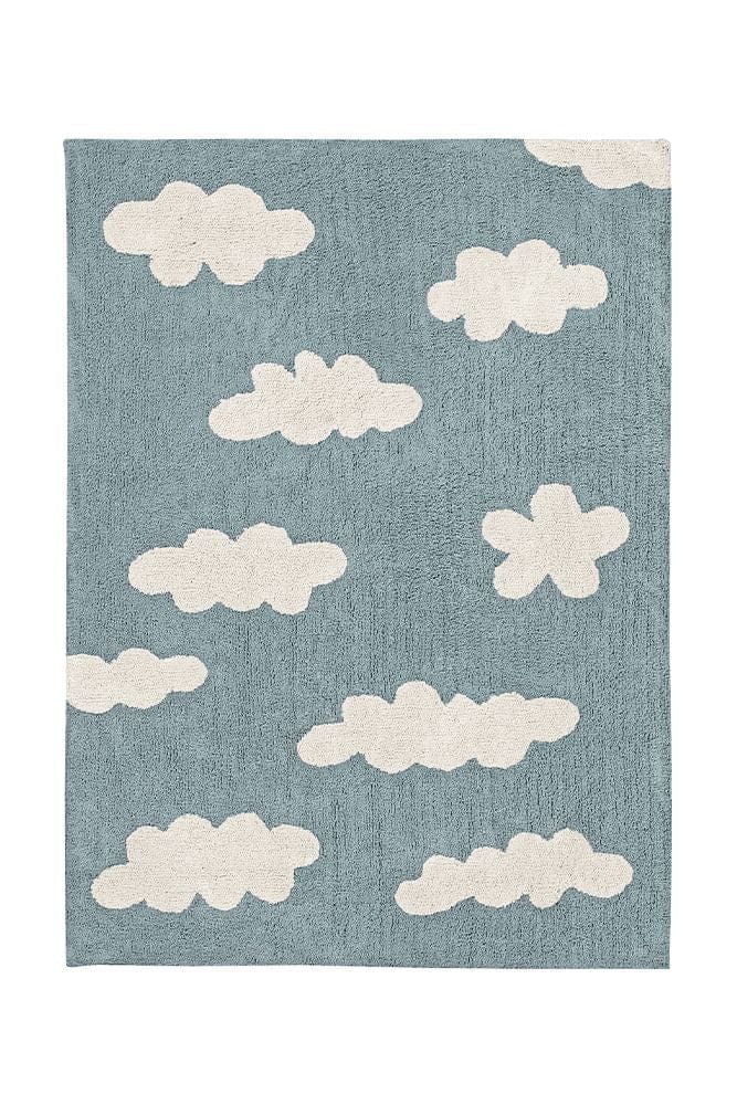 Lorena Canals Clouds Rug - Vintage Blue (4' x 5' 3") - C-CL-VB