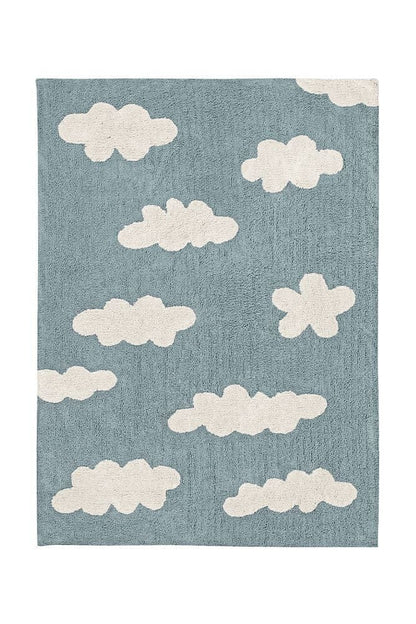Lorena Canals Clouds Rug - Vintage Blue (4' x 5' 3") - C-CL-VB