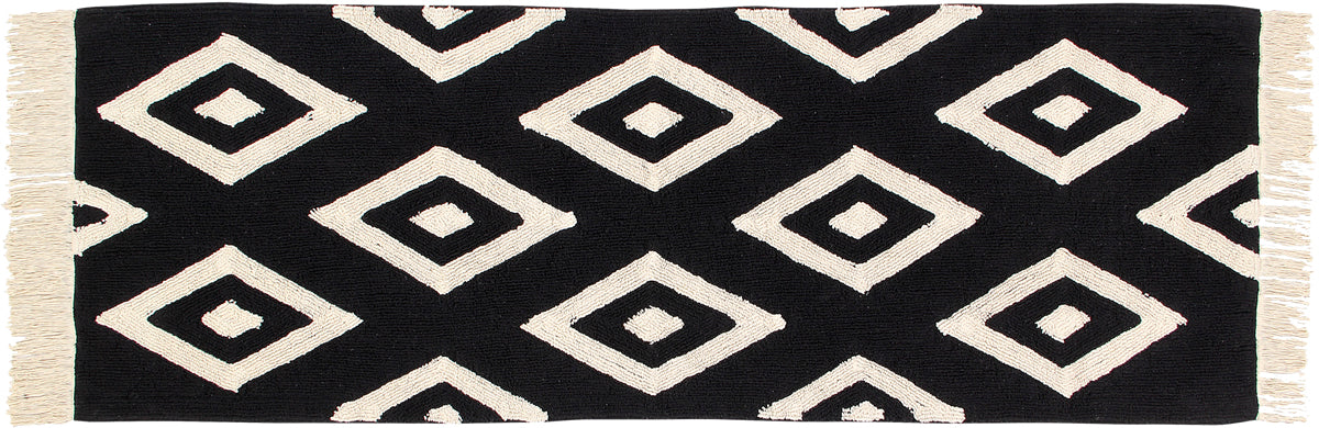 Lorena Canals Diamonds Runner (2' 6" x 7' 6")