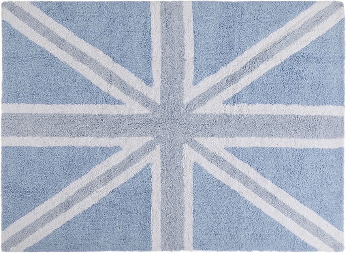 Lorena Canals Flag Rug, UK - Baby Blue (4' x 5' 3") - C-FEB-2