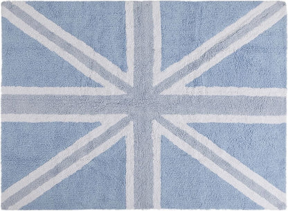 Lorena Canals Flag Rug, UK - Baby Blue (4' x 5' 3") - C-FEB-2