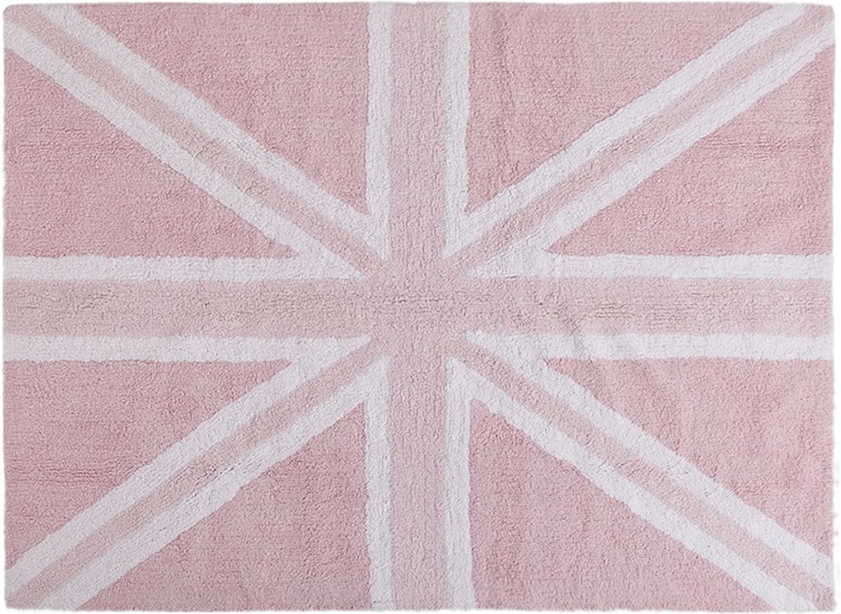 Lorena Canals Flag Rug, UK - Baby Pink (4' x 5' 3") - C-FEB-1