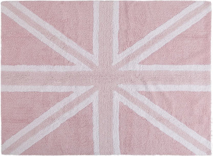 Lorena Canals Flag Rug, UK - Baby Pink (4' x 5' 3") - C-FEB-1