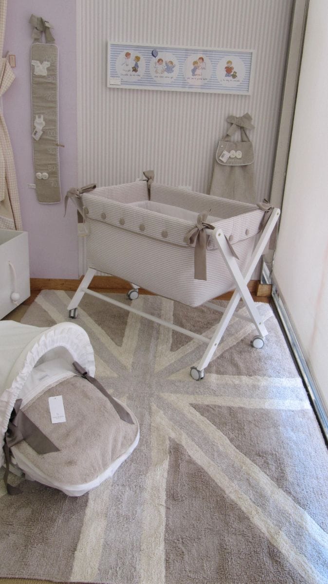 Lorena Canals Flag Rug, UK - Linen/Grey (4' 8" x 6' 7") - C-F-ELG