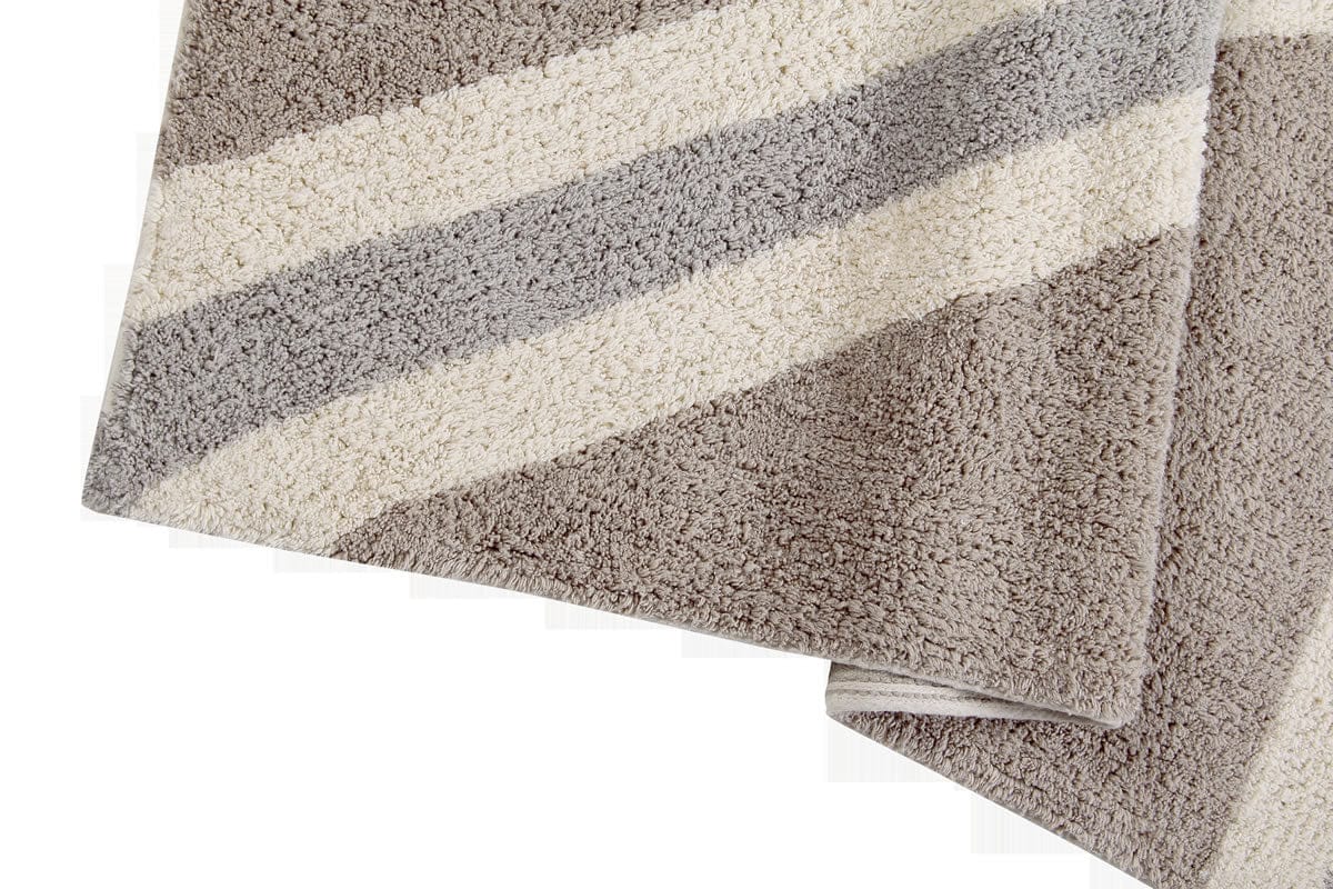 Lorena Canals Flag Rug, UK - Linen/Grey (4' 8" x 6' 7") - C-F-ELG