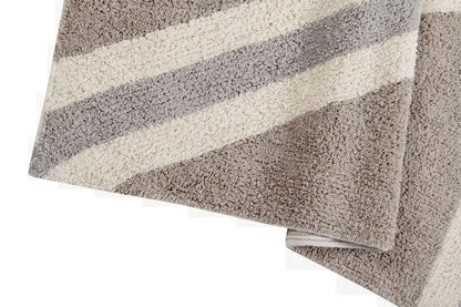 Lorena Canals Flag Rug, UK - Linen/Grey (4' 8" x 6' 7") - C-F-ELG