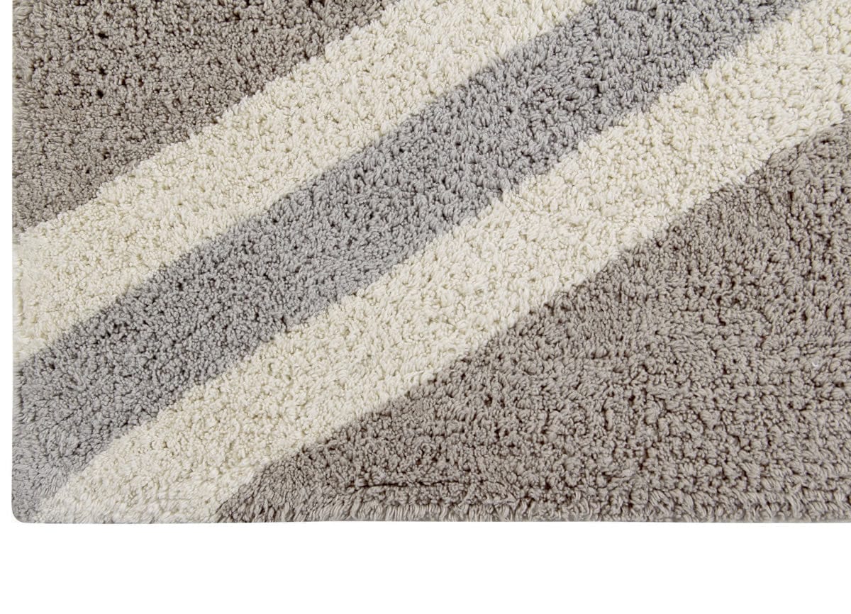 Lorena Canals Flag Rug, UK - Linen/Grey (4' 8" x 6' 7") - C-F-ELG