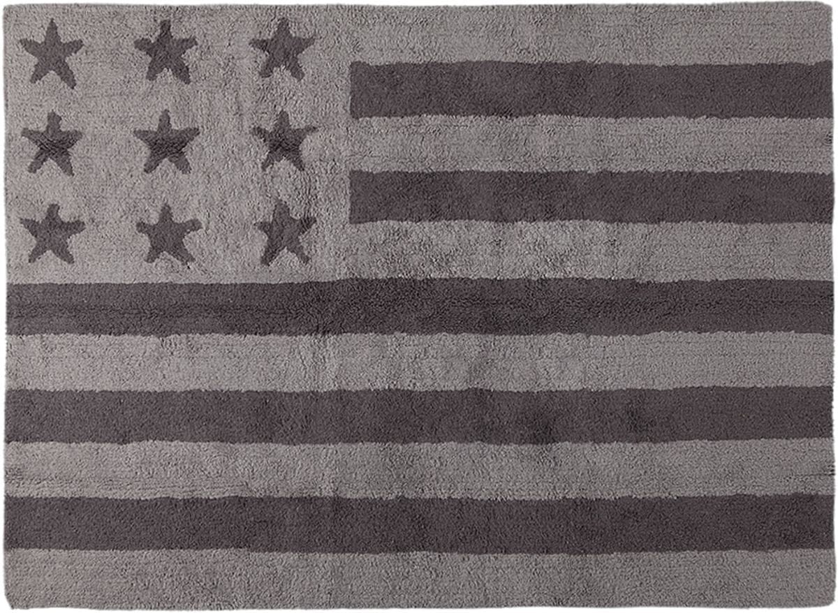 Lorena Canals Flag Rug, USA - Grey (4' x 5' 3") - C-FA-GG