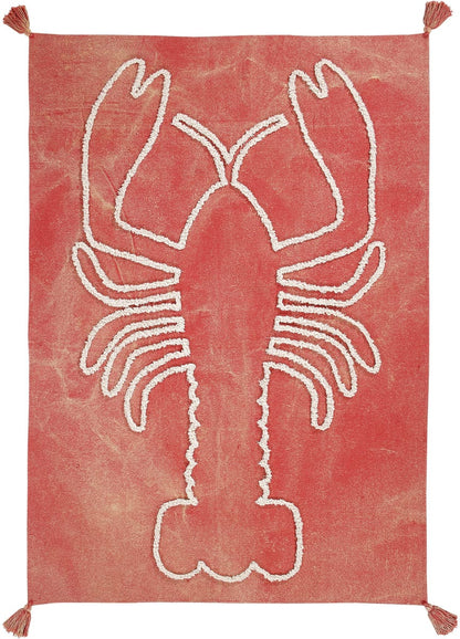 Lorena Canals Giant Lobster Brick Red Wall Hanging - HANG-GIANT-LOB