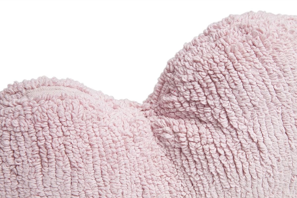 Lorena Canals Heart Cushion - Pink (1'8" x 1'7") - SC-HE-PK