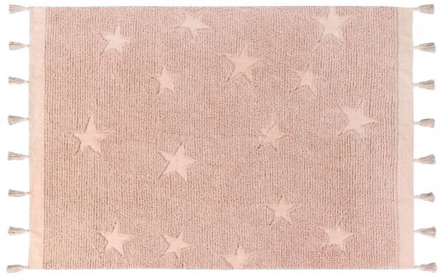 Lorena Canals Hippy Stars Rug - Vintage Nude (4'x 5'9") - C-HI-ST-VINTNU