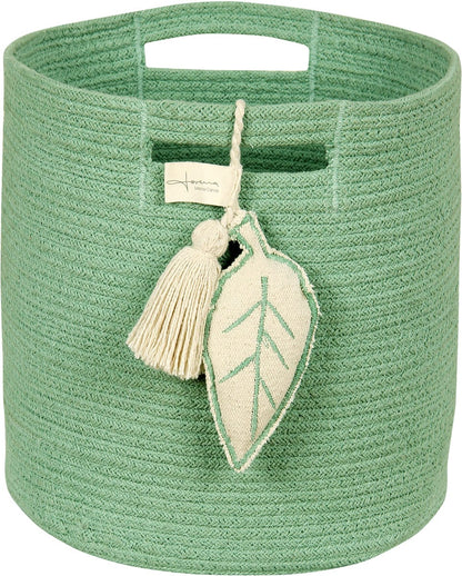 Lorena Canals Leaf Basket - Green - BSK-LEAF-GR