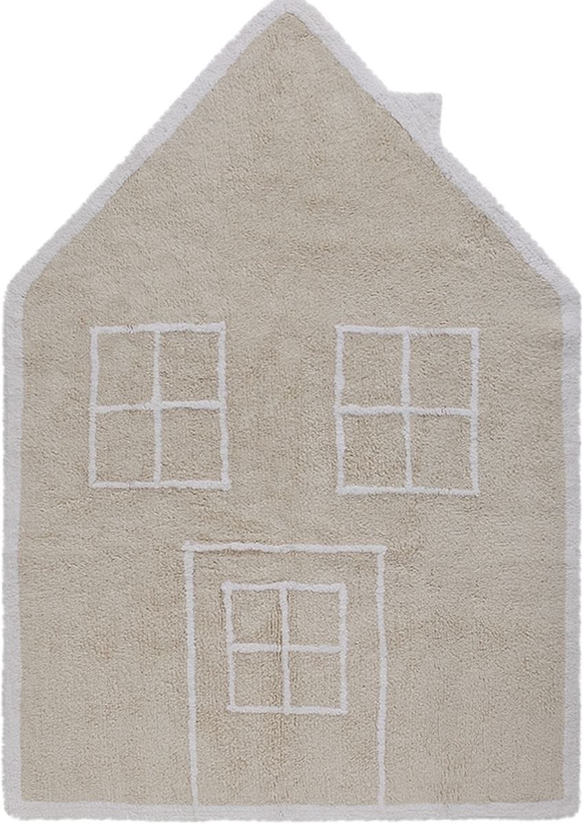 Lorena Canals Little House Silhouette Rug - Day (4' x 5' 3") - C-CASITA