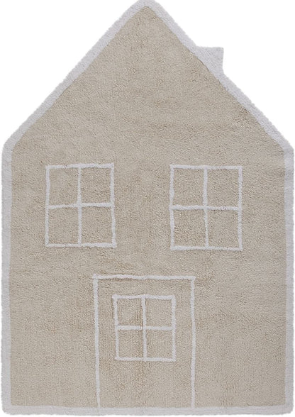 Lorena Canals Little House Silhouette Rug - Day (4' x 5' 3") - C-CASITA