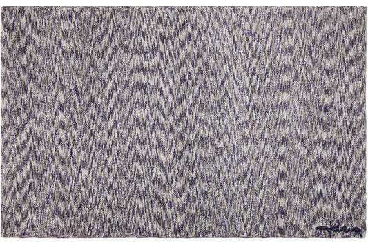 Lorena Canals Mix Rug, Arian - Linen/Navy (3' x 5' 3") - C-MIX-S-ARIAN