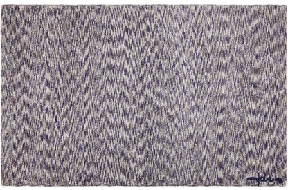 Lorena Canals Mix Rug, Arian - Linen/Navy (4' x 5' 3") - C-MIX-ARIAN
