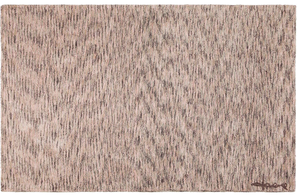 Lorena Canals Mix Rug, Nancy - Linen/Pink (4' x 5' 3") - C-MIX-NANCY