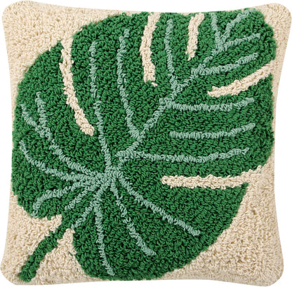 Lorena Canals Monstera Cushion (1' 3'' x 1' 3'') - SC-MONSTERA