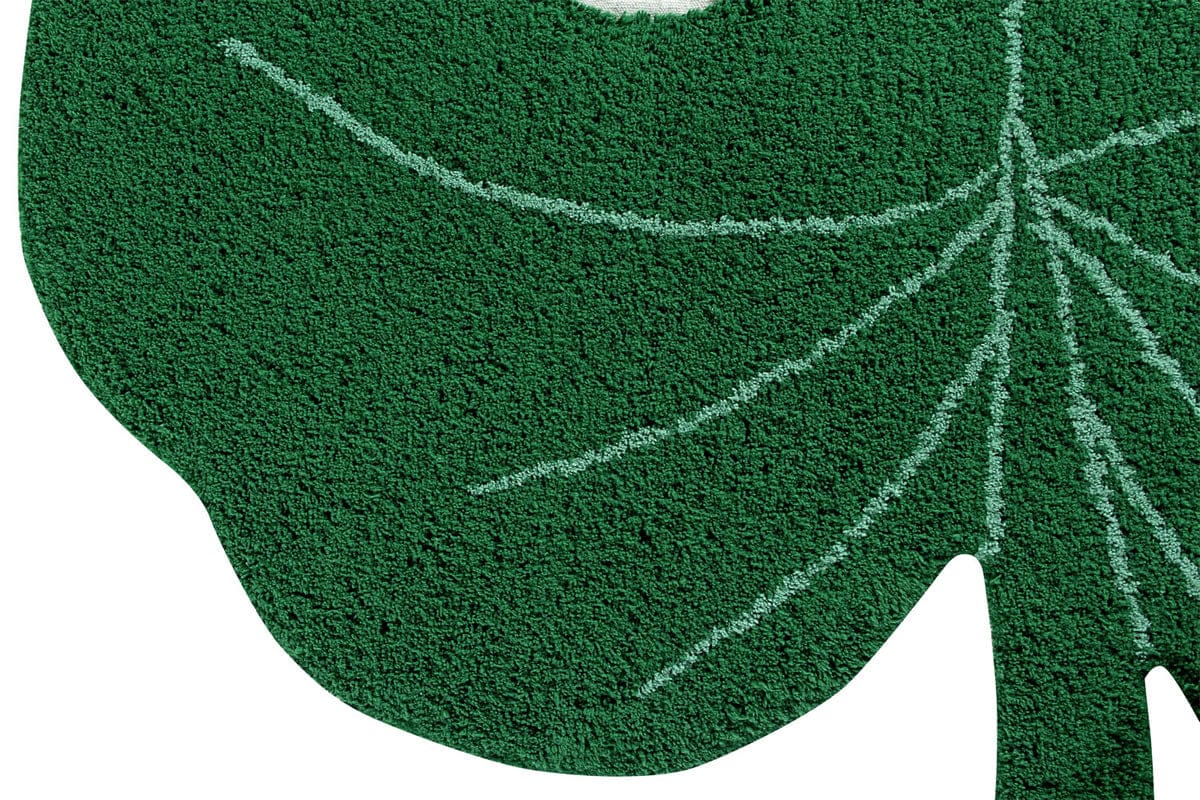 Lorena Canals Monstera Leaf Rug (4' x 5' 3'') - C-MONSTERA